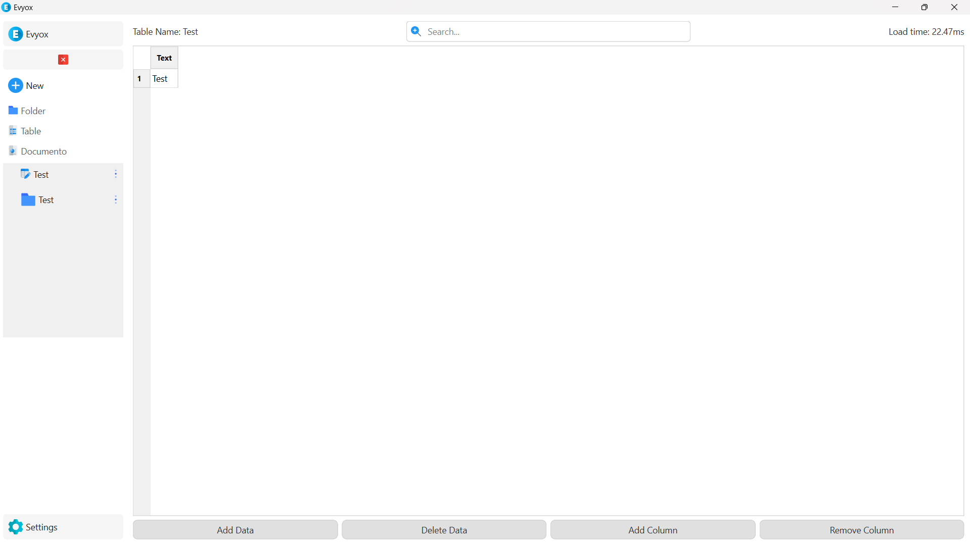 Evyox visualization dashboard with dynamic charts and text displays